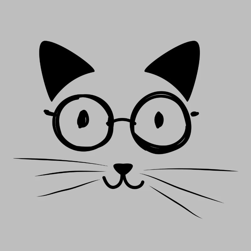 lustiges Katzengesicht Katze Kätzchen Geschenk