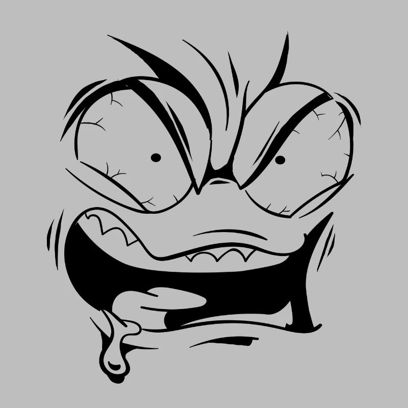 Angry face
