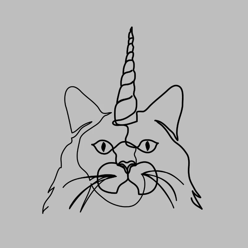 Chat de la licorne
