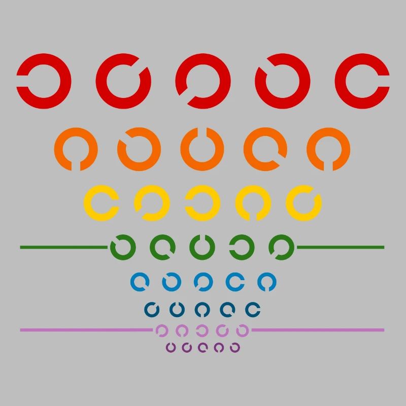 Rainbow Eye Test