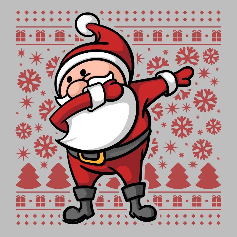 Noël laid Dab Dabbing Père Noël Noël