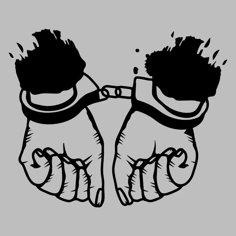 Hände und Handschellen