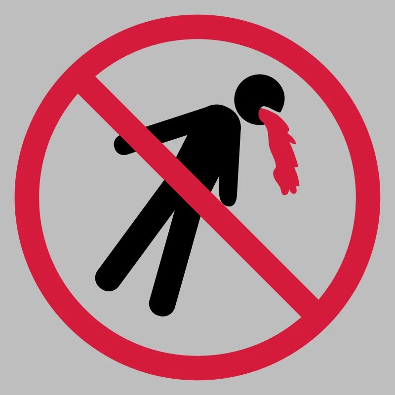 puke forbidden shield no blood funny vomit