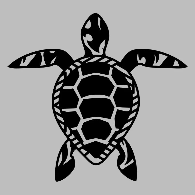 A sea turtle