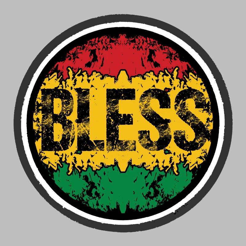 Rastafarian Floral Pattern