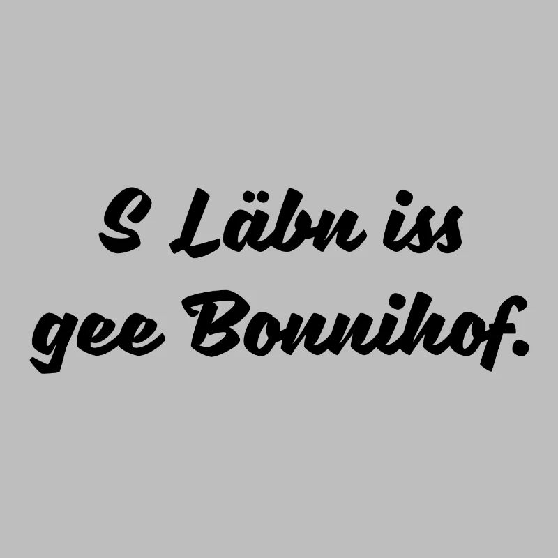 Leben Ponyhof Sächsisch Spruch Ossi DDR Geschenk