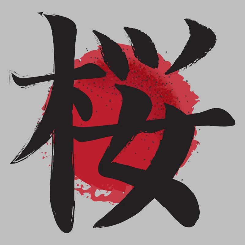 cherry sakura japanese kanji Kirsche cerise kers