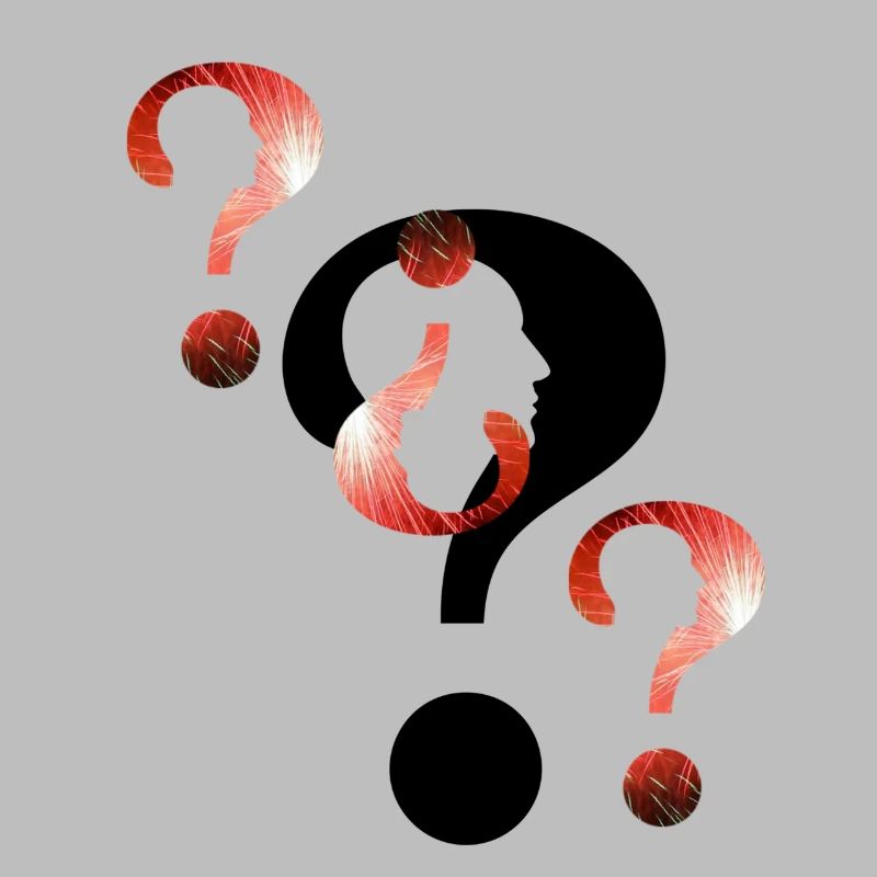 Point d’interrogation Feux d’artifice