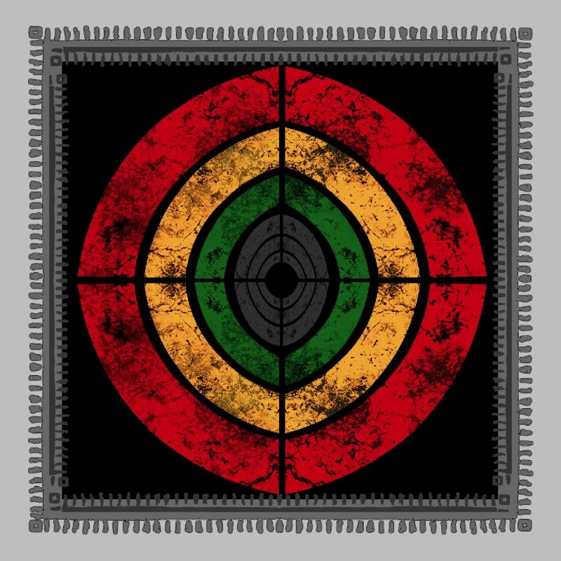 Design reggae abstrait aux couleurs rétro