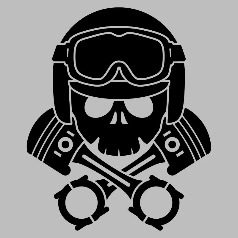 kolben schädel helm