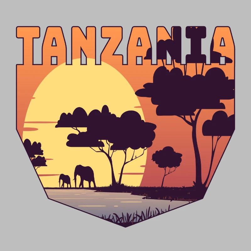Conception de safari en Tanzanie avec des éléphants
