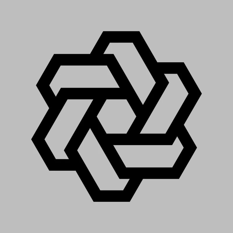 Logo cercle hexagonal