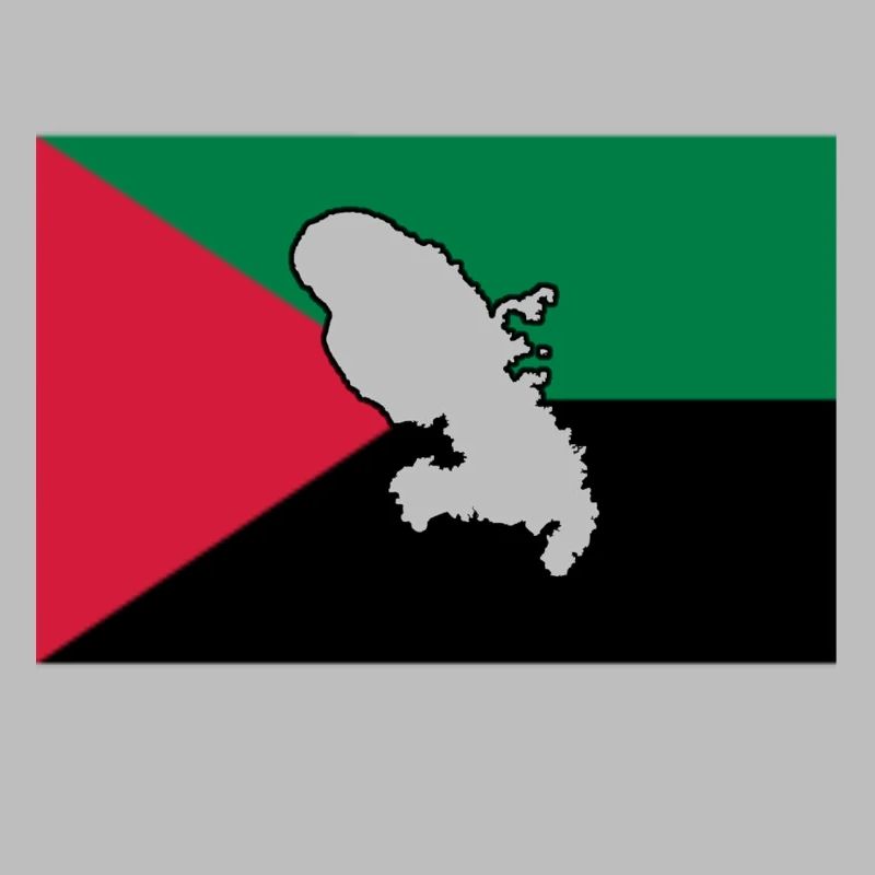 DRAPEAU MADA - CARTE 1