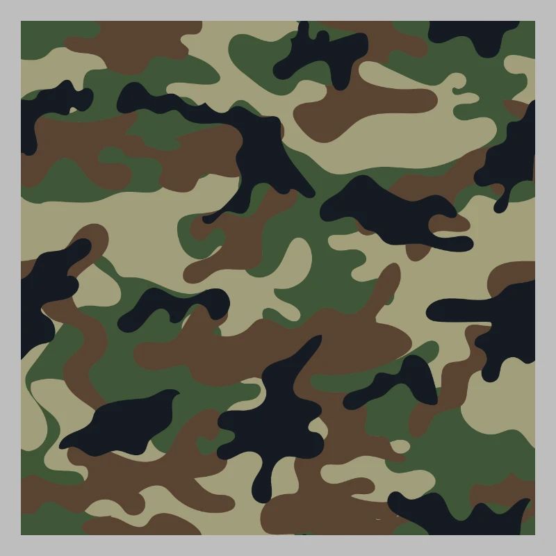 Wallpapered traditional camouflage patterns