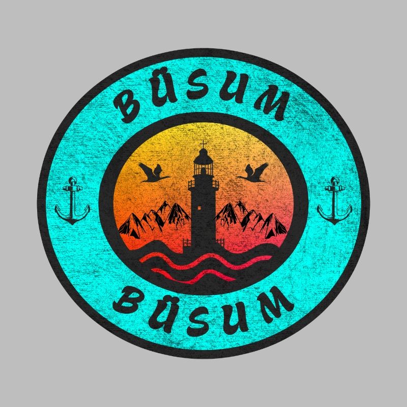 Büsum Leuchtturm Design / Geschenkidee