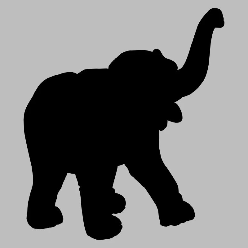 Joyeux jeune éléphant du cirque