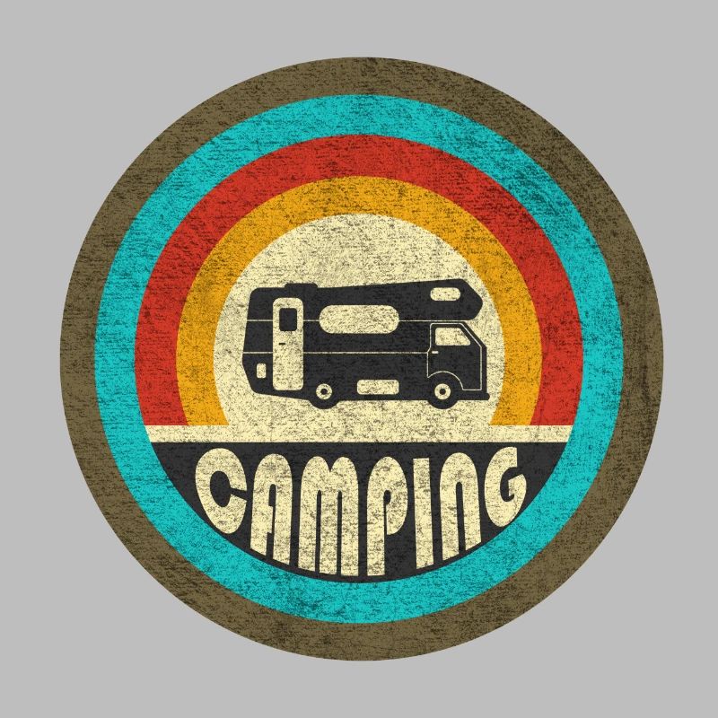 Camping Vintage Design / Geschenkidee
