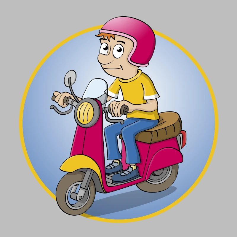 Der Rollerfahrer - Version1