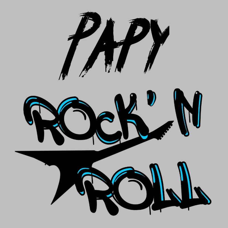Papy Rock'n Roll Guitare Rockeur