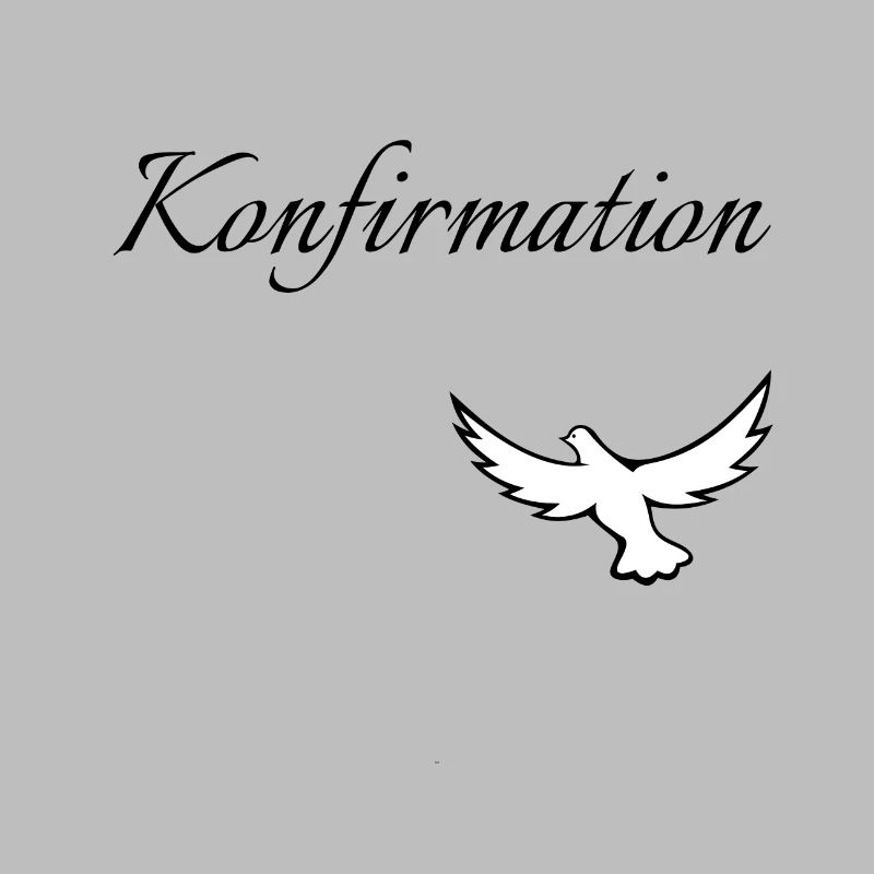 Konfirmation in den Himmel fliegende Taube glauben