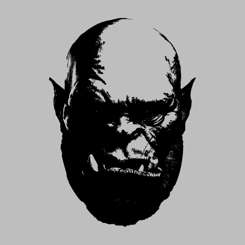 Nocturnal Skull Silhouette