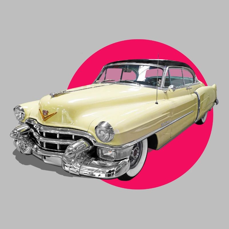 Youngtimer car adore Cadi Chevy Retro Car Oldtime
