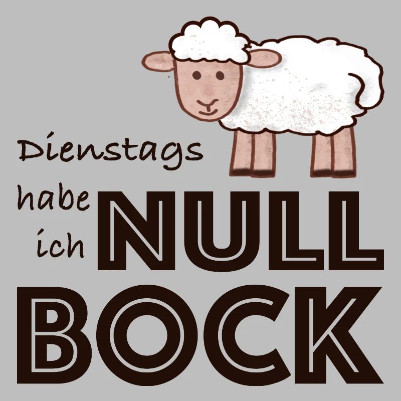 Null Bock auf Dienstag - Schaf
