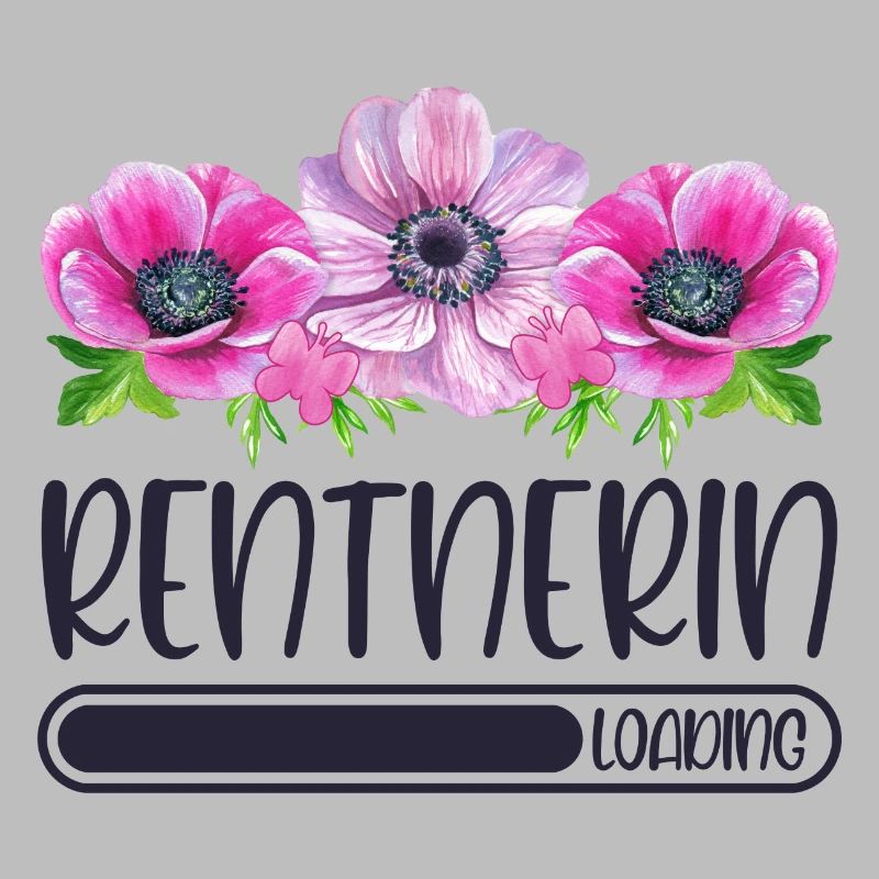 Rentnerin Loading Blumen
