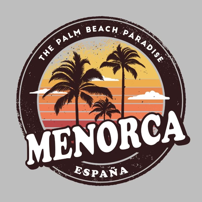 Minorque Espagne Vintage Beach Design