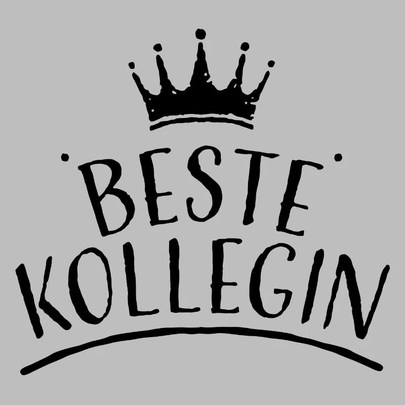 Krone beste kollegin schwarz Tshirt design
