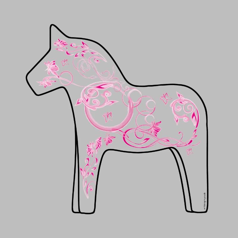 Dala Pferd Pink