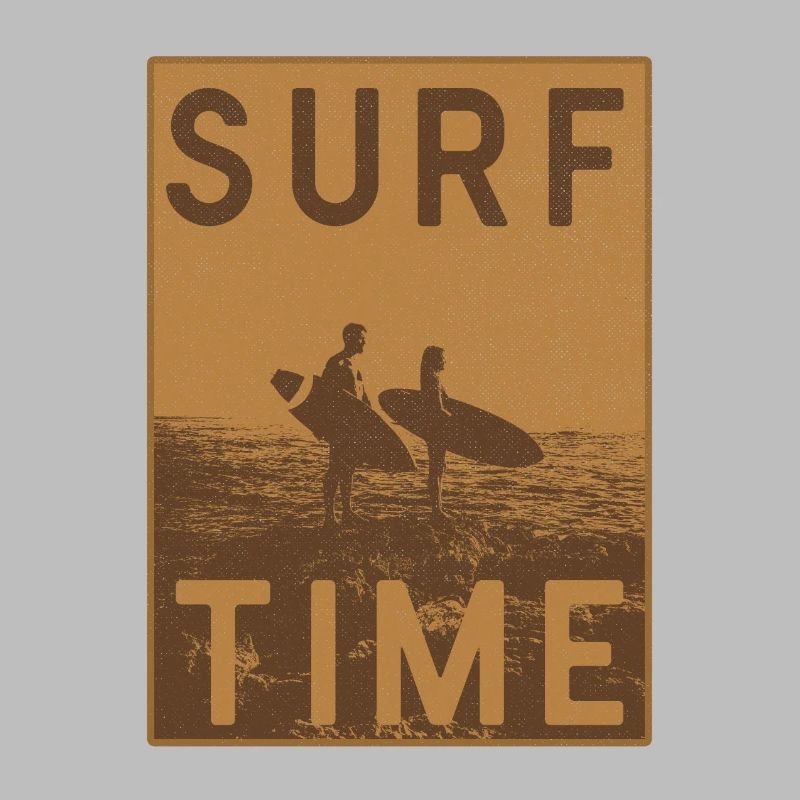 Affiche vintage Surftime