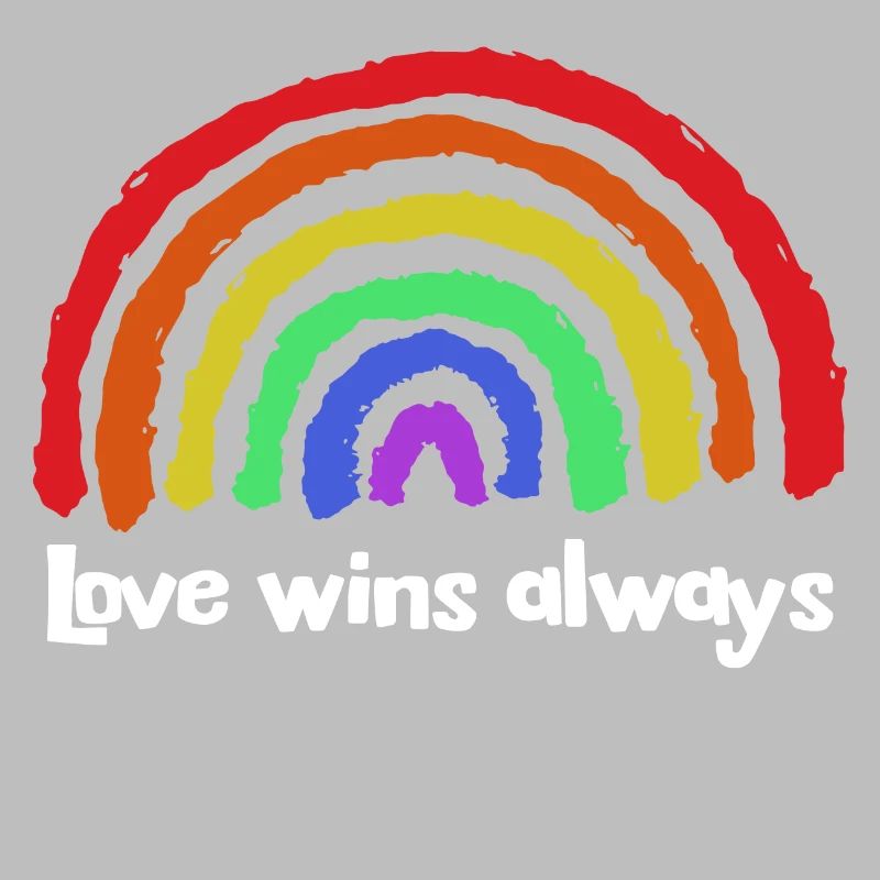Love Statement Peace Rainbow Freedom