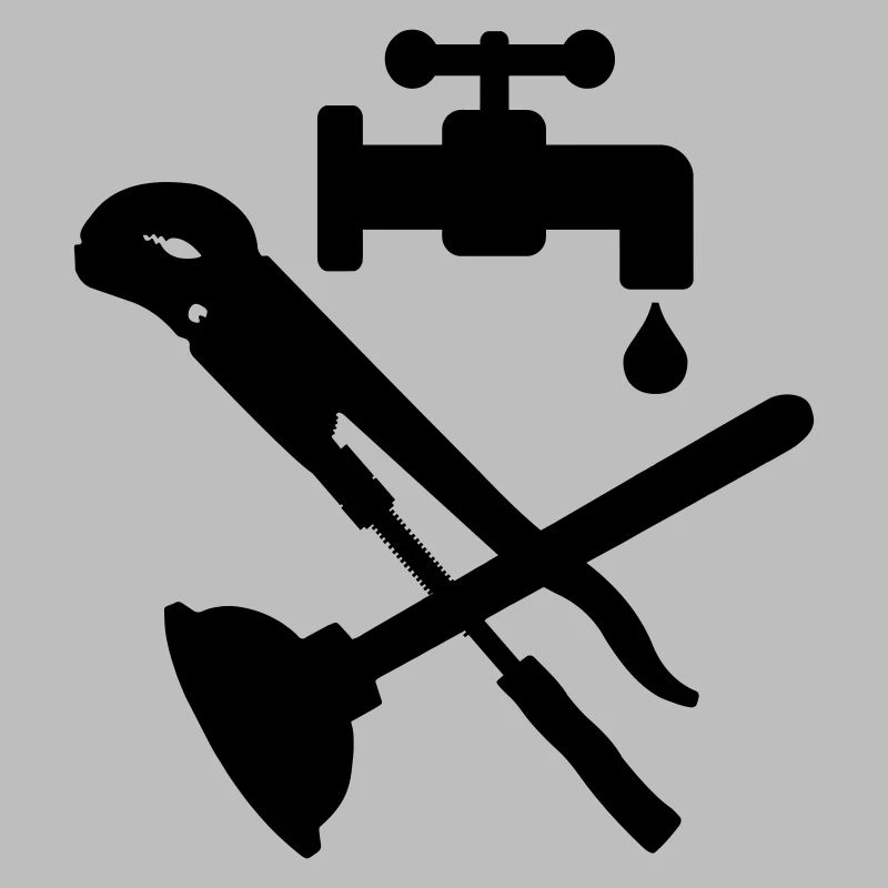 Logo de la grue plombier outil