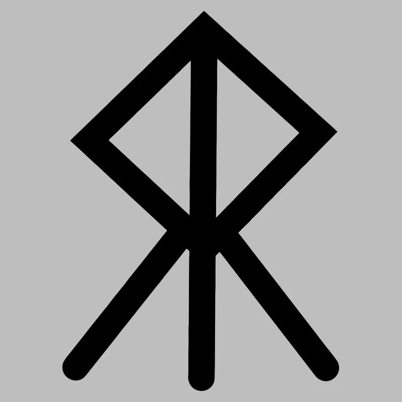 Moed Wikinger-Rune COURAGE