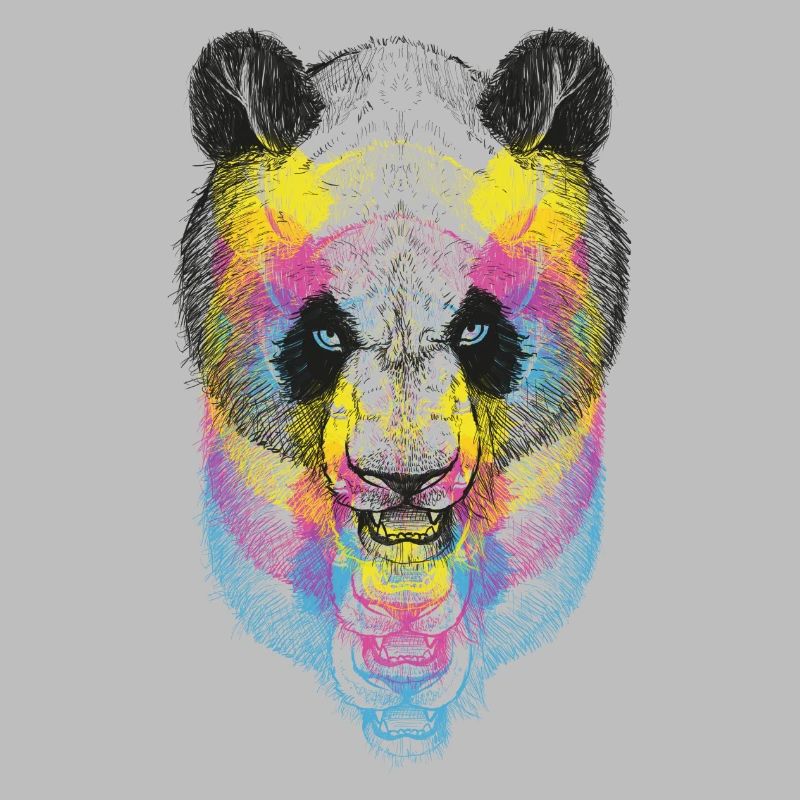 Panda Bear CMYK