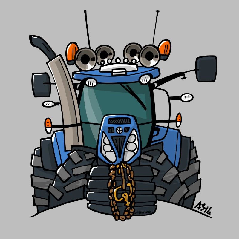 0397 Blauer Traktor