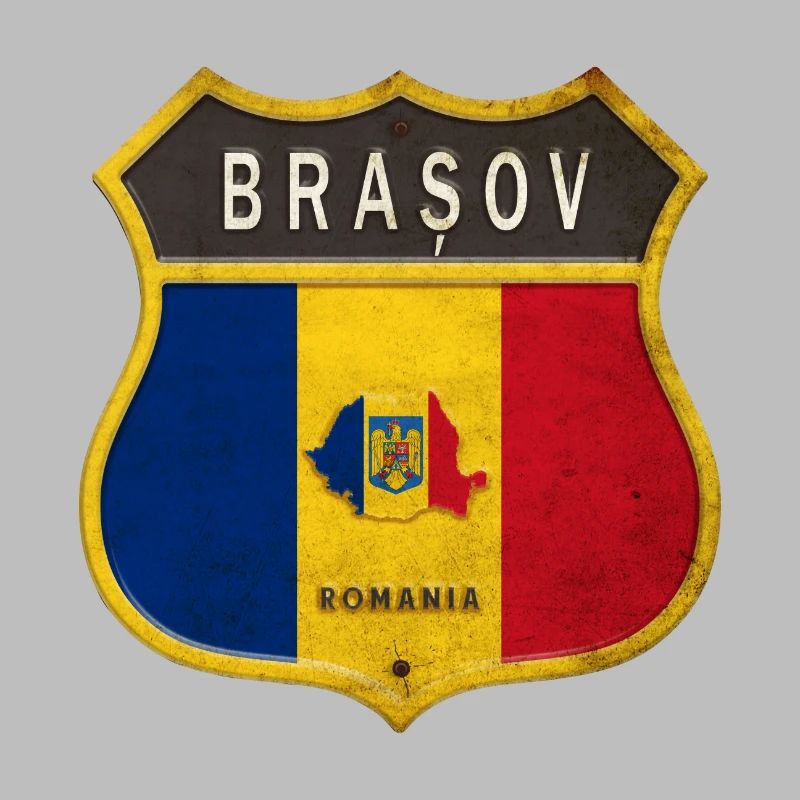 Brașov Rumänien Wappen Design