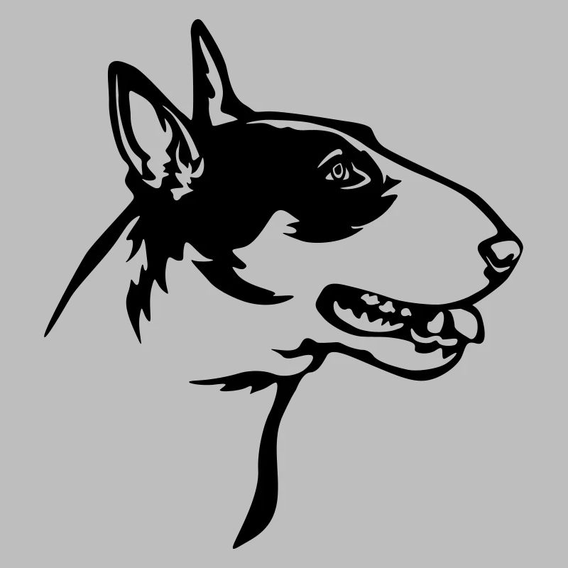 Tête de Bull Terrier