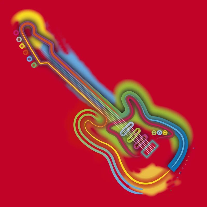 Guitare Pop Art