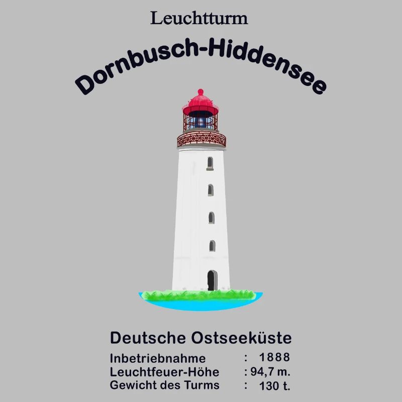 Leuchtturm Dornbusch, Insel Hiddensee, Ostsee