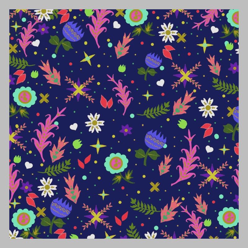 all over prints mädchen, kindliches Blumenmuster