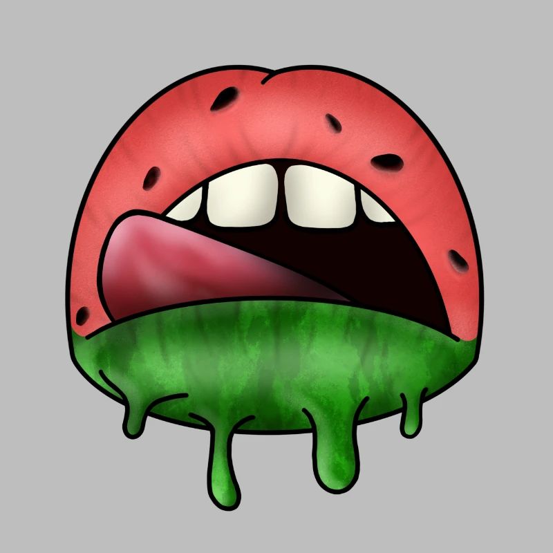 Watermelon lips