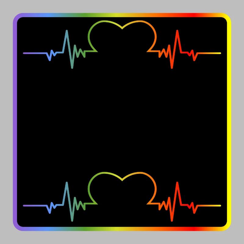 NAMENSSCHILD - SELBST GESTALTEN - REGENBOGENFARBEN