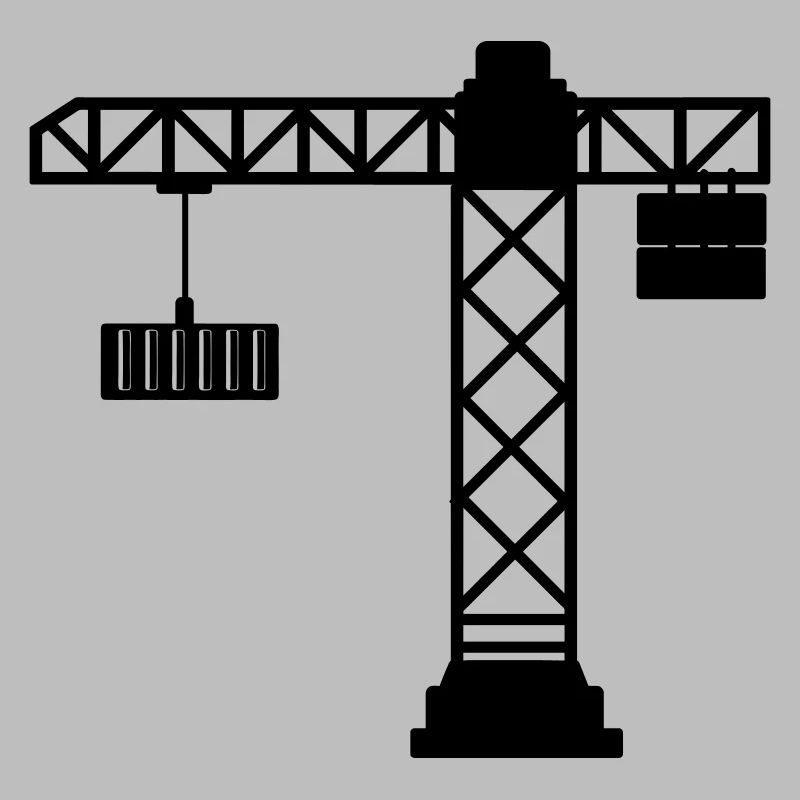Kran mit Seecontainer