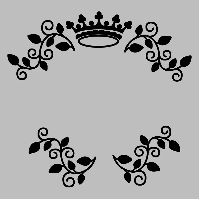 Décoration avec couronne