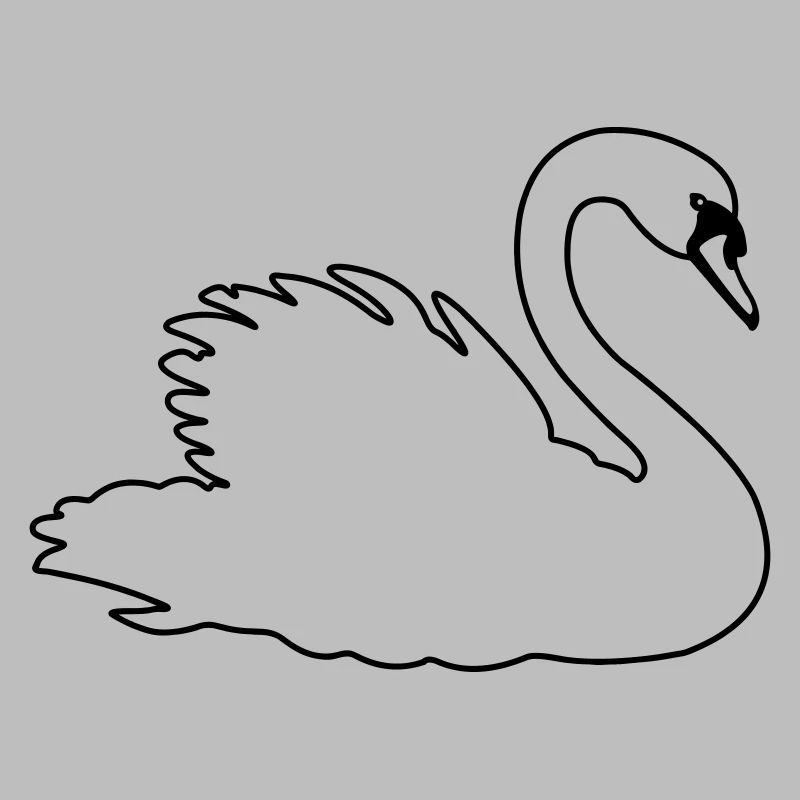 Transparenter Schwan