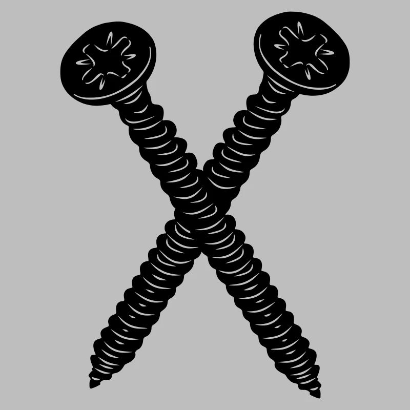 Two screws crossed