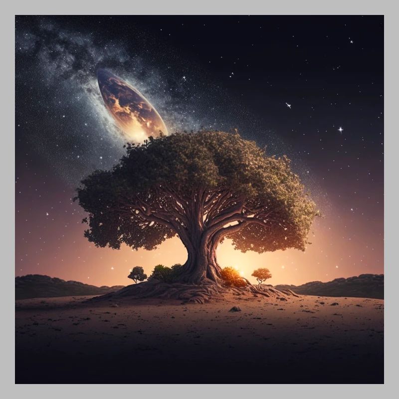 Weltenbaum im Kosmos