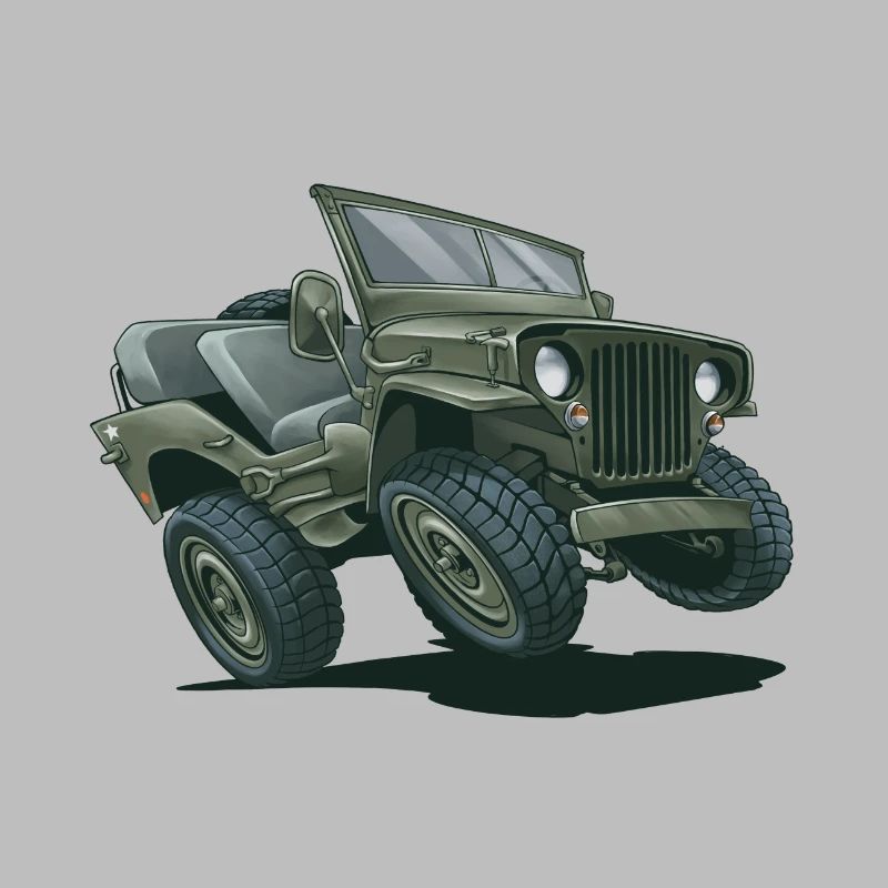 Willys MB Offroader 4x4 Millitary Oldtimer Us Army